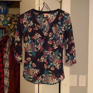 Floral half sleeve shirt